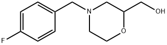 (4-(4-fluorobenzyl)morpholin-2-yl)methanol Structure