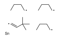 tributyl(3,3-dimethylbut-1-enyl)stannane结构式