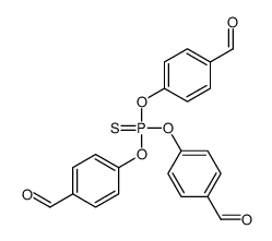 三(4-甲酰基苯氧基)硫代磷酰结构式