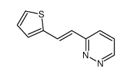3-(2-thiophen-2-ylethenyl)pyridazine结构式