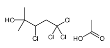 acetic acid,3,5,5,5-tetrachloro-2-methylpentan-2-ol Structure