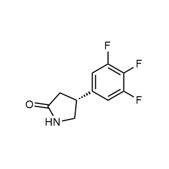(4R)-4-(3,4,5-Trifluorophenyl)pyrrolidin-2-one Structure