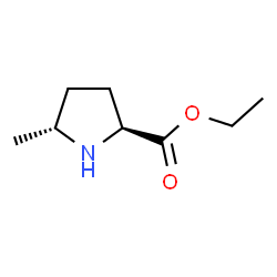 L-Proline, 5-methyl-, ethyl ester, trans- (9CI) Structure