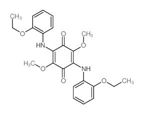 2,5-bis[(2-ethoxyphenyl)amino]-3,6-dimethoxy-cyclohexa-2,5-diene-1,4-dione picture