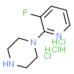 1-(3-Fluoropyridin-2-yl)piperazine trihydrochloride Structure