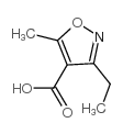 3-Ethyl-5-methylisoxazole-4-carboxylic acid structure