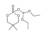 2-diethoxyphosphanyloxy-5,5-dimethyl-[1,3,2]dioxaphosphinane 2-oxide Structure