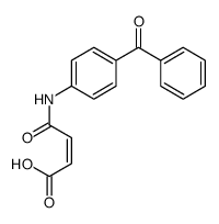 (Z)-4-((4-Benzoylphenyl)amino)-4-oxobut-2-enoic acid structure