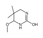 tetrahydro-4-methoxy-5,5-dimethyl-1H-pyrimidin-2-one structure