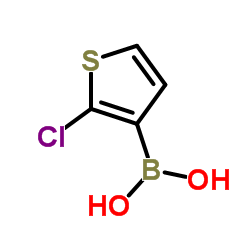 2-氯噻吩-3-硼酸结构式