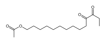 11,12-dioxotetradecyl acetate结构式