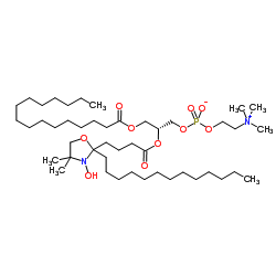 1-PALMITOYL-2-STEAROYL-(5-DOXYL)-SN-GLYCERO-3-PHOSPHOCHOLINE Structure