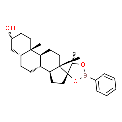 (20S)-17,20-[(Phenylboranediyl)bis(oxy)]-5β-pregnan-3α-ol Structure