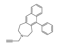 6-phenyl-3-prop-2-ynyl-1,2,4,5-tetrahydrobenzo[h][3]benzazepine结构式