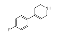 4-(4-Fluorophenyl)-1,2,3,6-tetrahydropyridine Structure