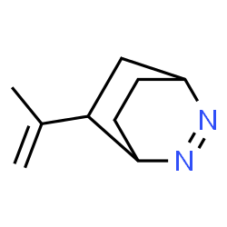 2,3-Diazabicyclo[2.2.2]oct-2-ene,5-(1-methylethenyl)-(9CI) structure