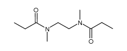 N,N'-dipropionylated N,N'-dimethylethylenediamine结构式