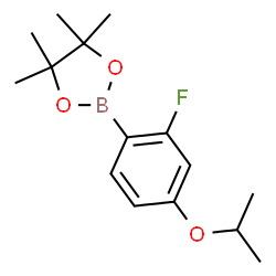 2-Fluoro-4-isopropoxyphenylboronic acid pinacol ester structure