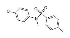 toluene-4-sulfonic acid-(4-chloro-N-methyl-anilide)结构式
