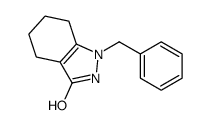 1-benzyl-4,5,6,7-tetrahydro-2H-indazol-3-one结构式