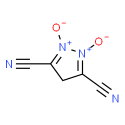 4H-Pyrazole-3,5-dicarbonitrile,1,2-dioxide structure