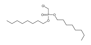 1-[chloromethyl(octoxy)phosphoryl]oxyoctane结构式