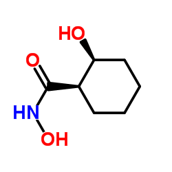 Cyclohexanecarboxamide, N,2-dihydroxy-, (1R,2S)- (9CI) structure