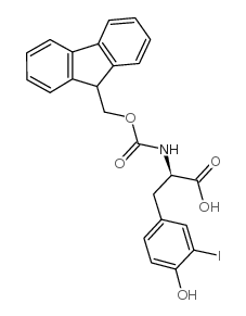 Fmoc-D-Tyr(3-I)-OH Structure