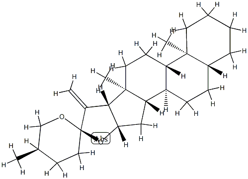 (25R)-5α-Spirost-20-ene结构式