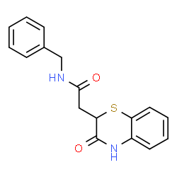 N-benzyl-2-(3-oxo-3,4-dihydro-2H-benzo[b][1,4]thiazin-2-yl)acetamide Structure