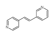 Pyridine,3-[2-(4-pyridinyl)ethenyl]- Structure