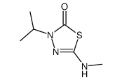 delta2-1,3,4-Thiadiazolin-5-one, 4-isopropyl-2-(methylamino)- (8CI)结构式