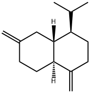 (4R,4aα,8aβ)-Decahydro-1,6-bis(methylene)-4α-isopropylnaphthalene Structure