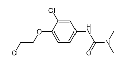 3-[3-Chloro-4-(2-chloro-ethoxy)-phenyl]-1,1-dimethyl-urea Structure