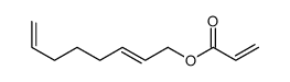 octa-2,7-dienyl prop-2-enoate结构式