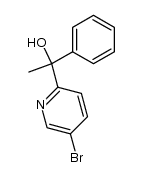 1-(5-bromo-[2]pyridyl)-1-phenyl-ethanol结构式