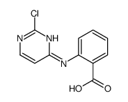 2-[(2-氯-4-嘧啶)氨基]-苯甲酸结构式