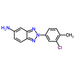 2-(3-CHLORO-4-METHYL-PHENYL)-2H-BENZOTRIAZOL-5-YLAMINE结构式
