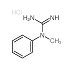 1-methyl-1-phenyl-guanidine hydrochloride结构式