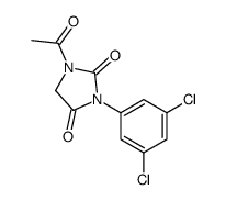 1-acetyl-3-(3,5-dichlorophenyl)imidazolidine-2,4-dione Structure