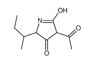 3-acetyl-5-butan-2-ylpyrrolidine-2,4-dione结构式