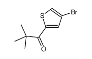 1-(4-bromothiophen-2-yl)-2,2-dimethylpropan-1-one Structure