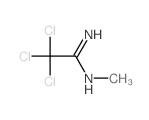 2,2,2-trichloro-N-methyl-ethanimidamide结构式