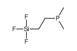 dimethyl(2-trifluorosilylethyl)phosphane Structure