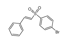 Styryl(4-bromophenyl) sulfone structure