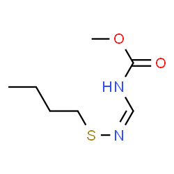 Carbamic acid,[(butylthio)iminomethyl]-,methyl ester (9CI)结构式