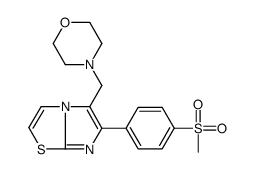 6-[4-(Methylsulfonyl)phenyl]-5-(4-morpholinylmethyl)imidazo[2,1-b]thiazole structure