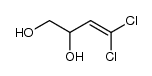 4,4-dichloro-but-3-ene-1,2-diol结构式