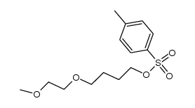 4-(2-Methoxyethoxy)butyl toluene-p-sulfonate结构式