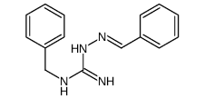 1-Benzyl-3-(benzylideneamino)guanidine structure